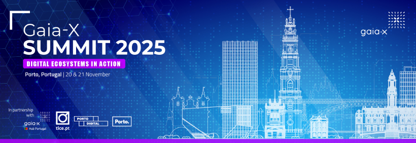 Cartel anunciador del Gaia-X Summit 2025
