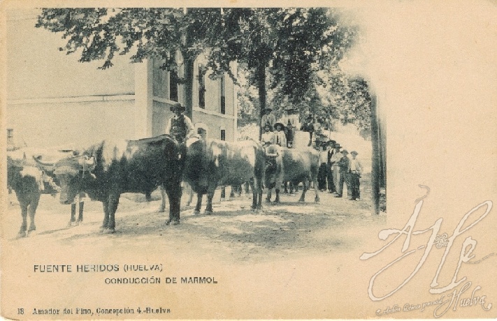 AHPH. F-001/007. Conduccion de mármol. Fuenteheridos (Huelva) AHPH. F-001/007. Conduccion de mármol. Fuenteheridos (Huelva)