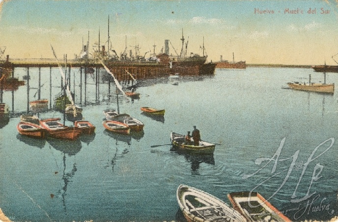 AHPH. F-001/009. Muelle del Sur. Huelva. AHPH. F-001/009. Muelle del Sur. Huelva.