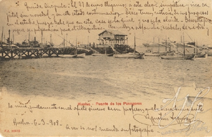 AHPH. F-001/015. Puente de los Pasajeros. Huelva AHPH. F-001/015. Puente de los Pasajeros. Huelva