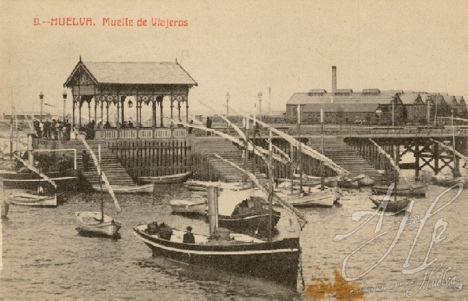 AHPH. F-001/026. Muelle de Viajeros. Huelva. AHPH. F-001/026. Muelle de Viajeros. Huelva.