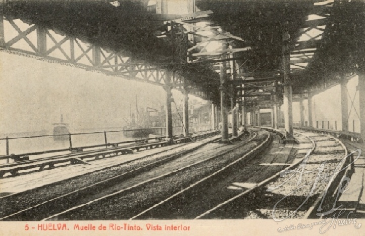 AHPH. F-001/036. Muelle de Rio-Tinto. Vista interior. Huelva. AHPH. F-001/036. Muelle de Rio-Tinto. Vista interior. Huelva.