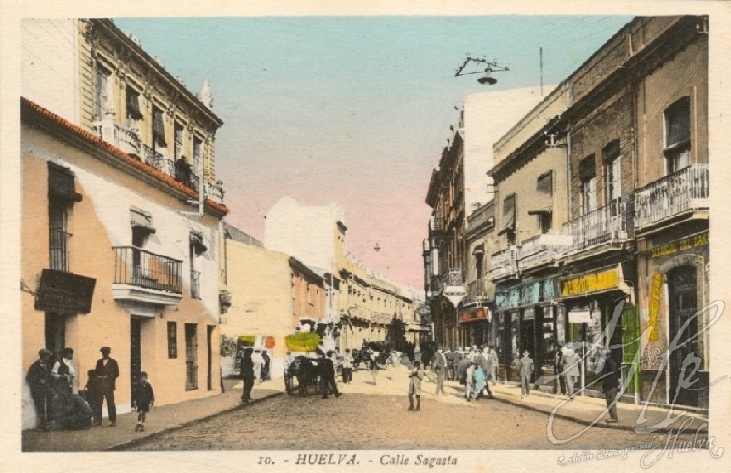 AHPH. F-001/045. Calle Sagasta. Huelva. AHPH. F-001/045. Calle Sagasta. Huelva.