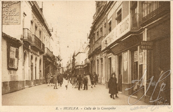 AHPH. F-001/047. Calle de la Concepción Huelva. AHPH. F-001/047. Calle de la Concepción Huelva.