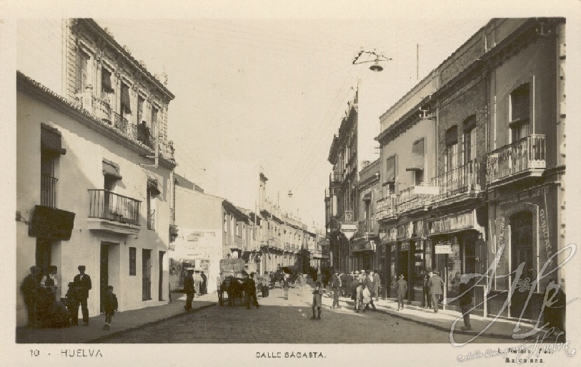 AHPH. F-001/049. Calle Sagasta. Huelva. AHPH. F-001/049. Calle Sagasta. Huelva.