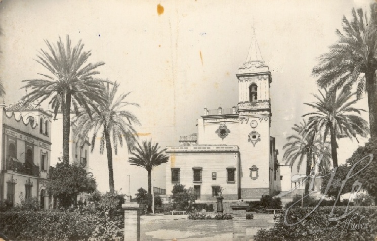 AHPH. F-001/066. Iglesia y Plaza de San Pedro. Huelva. AHPH. F-001/066. Iglesia y Plaza de San Pedro. Huelva.