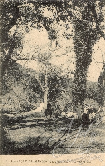 AHPH. F-001/072. Alameda de la Peña de Arias-Montano. Alájar (Huelva). AHPH. F-001/072. Alameda de la Peña de Arias-Montano. Alájar (Huelva).