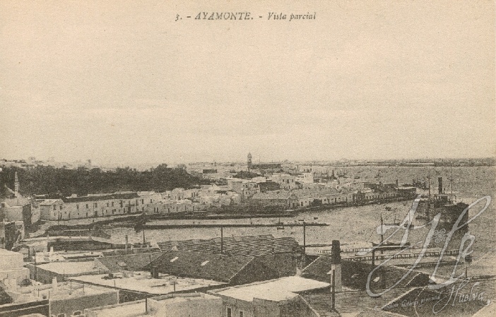 AHPH. F-001/076. Vista parcial. Ayamonte (Huelva). AHPH. F-001/076. Vista parcial. Ayamonte (Huelva).