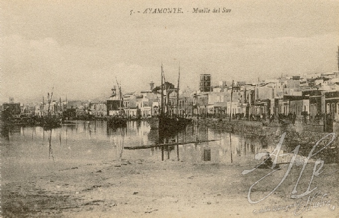 AHPH. F-001/078. Muelle del Sur. Ayamonte (Huelva). AHPH. F-001/078. Muelle del Sur. Ayamonte (Huelva).