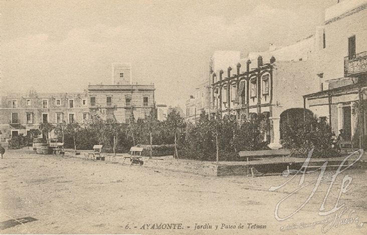 AHPH. F-001/079. Jardín y Paseo de Tetuan. Ayamonte (Huelva). AHPH. F-001/079. Jardín y Paseo de Tetuan. Ayamonte (Huelva).