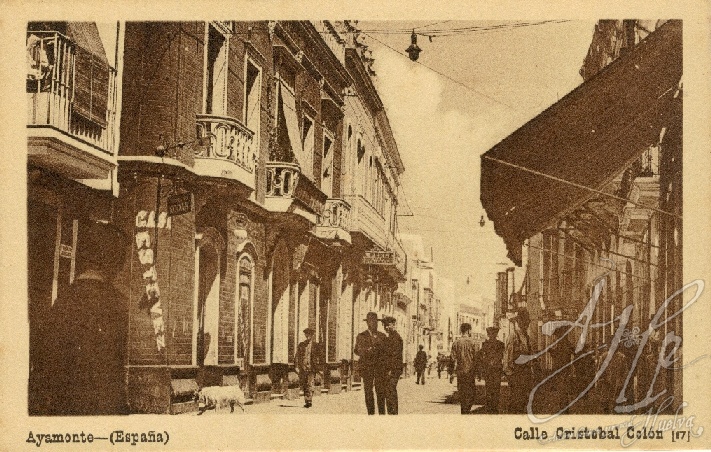 AHPH. F-001/085. Calle Cristobal Colón. Ayamonte (Huelva). AHPH. F-001/085. Calle Cristobal Colón. Ayamonte (Huelva).
