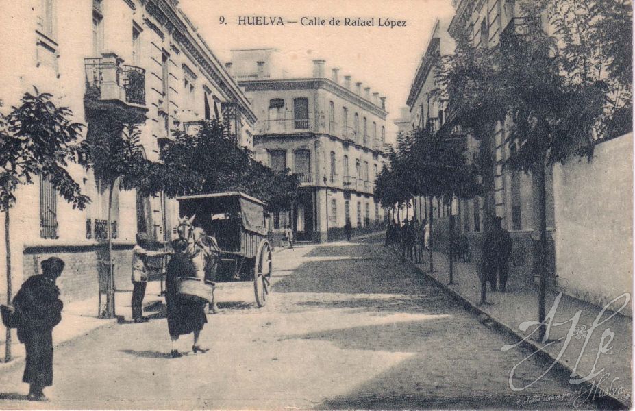 AHPH. F-001/114. Calle de Rafael López. Huelva. AHPH. F-001/114. Calle de Rafael López. Huelva.
