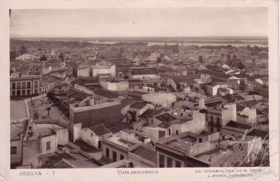 AHPH. F-001/121. Vista panorámica. Huelva. AHPH. F-001/121. Vista panorámica. Huelva.