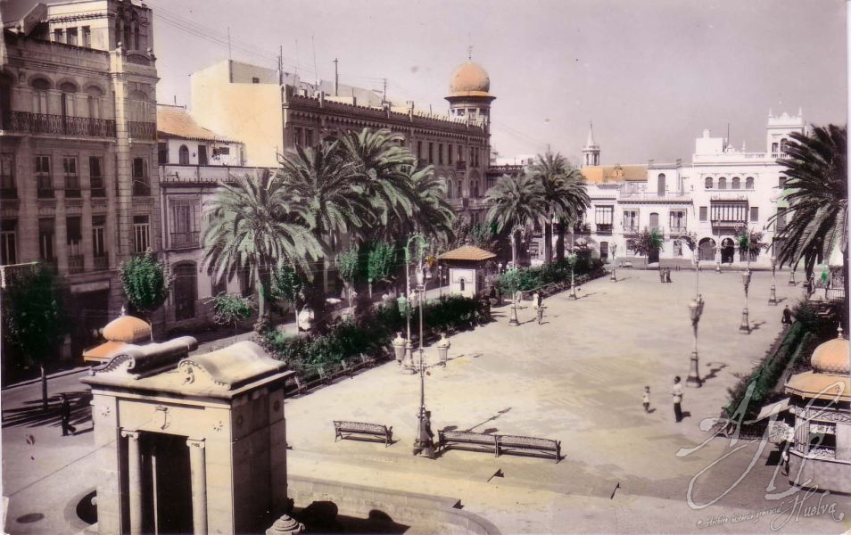 AHPH. F-001/128. Plaza de las Monjas. Huelva. AHPH. F-001/128. Plaza de las Monjas. Huelva.