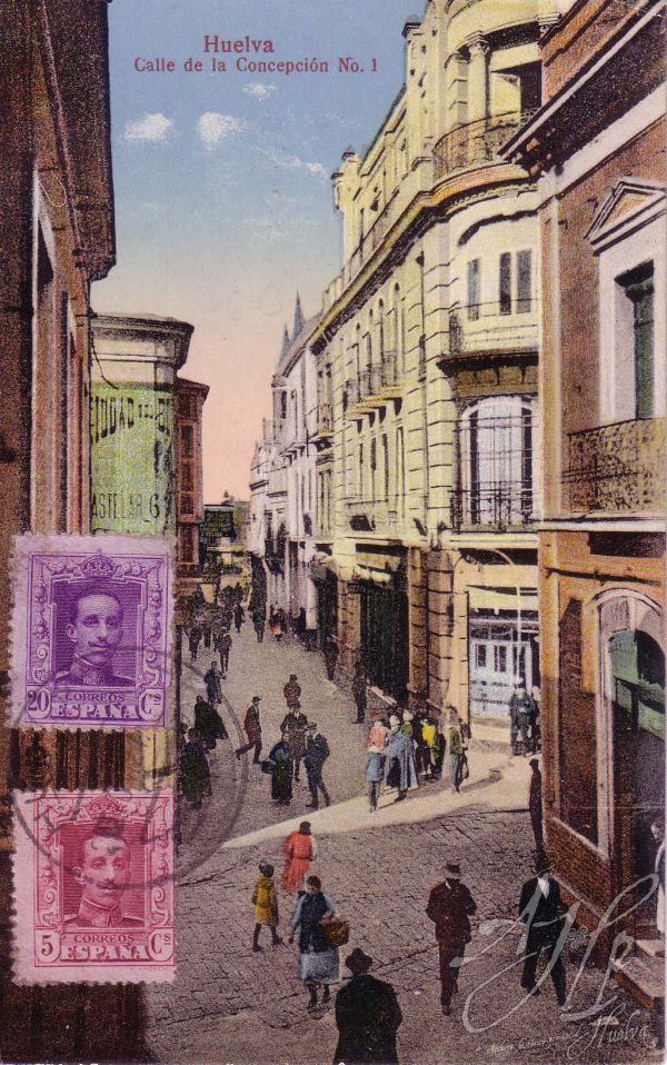 AHPH. F-001/129. Calle de la Concepción. Huelva. AHPH. F-001/129. Calle de la Concepción. Huelva.