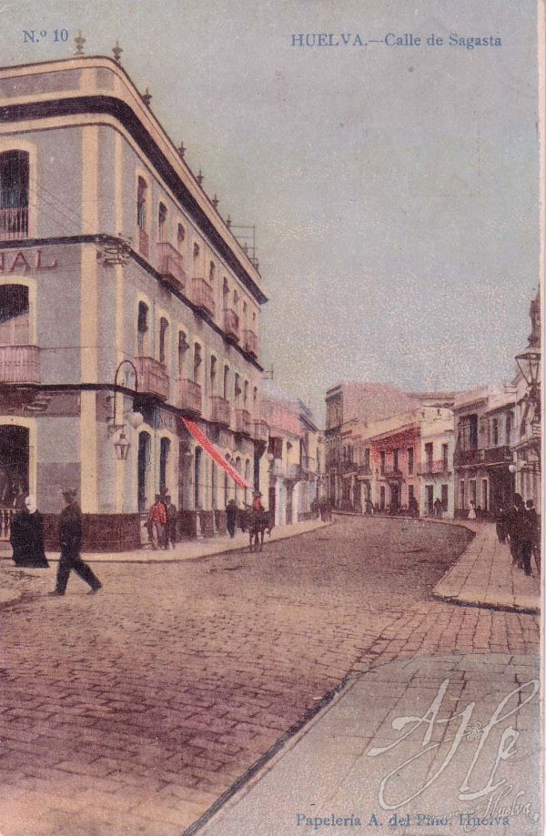 AHPH. F-001/132. Calle de Sagasta. Huelva. AHPH. F-001/132. Calle de Sagasta. Huelva.