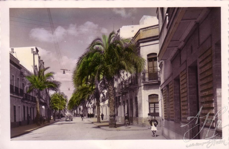 AHPH. F-001/134. Paseo de la Independencia. Huelva. AHPH. F-001/134. Paseo de la Independencia. Huelva.