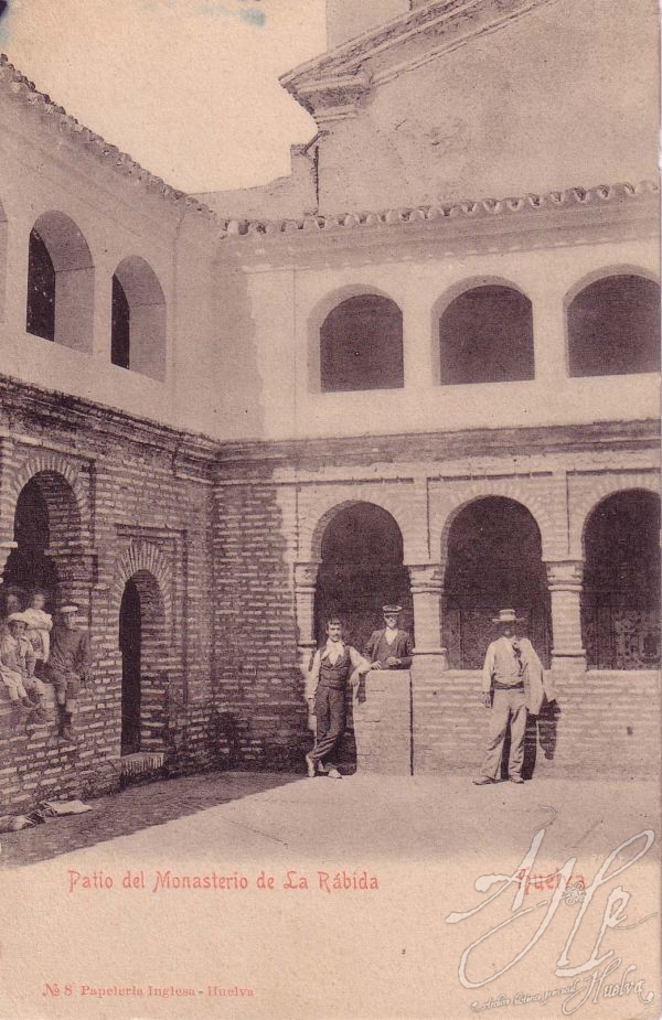 PAHPH. F-001/145. Patio del Monasterio de La Rábida. La Rábida (Palos de la Frontera - Huelva). PAHPH. F-001/145. Patio del Monasterio de La Rábida. La Rábida (Palos de la Frontera - Huelva).