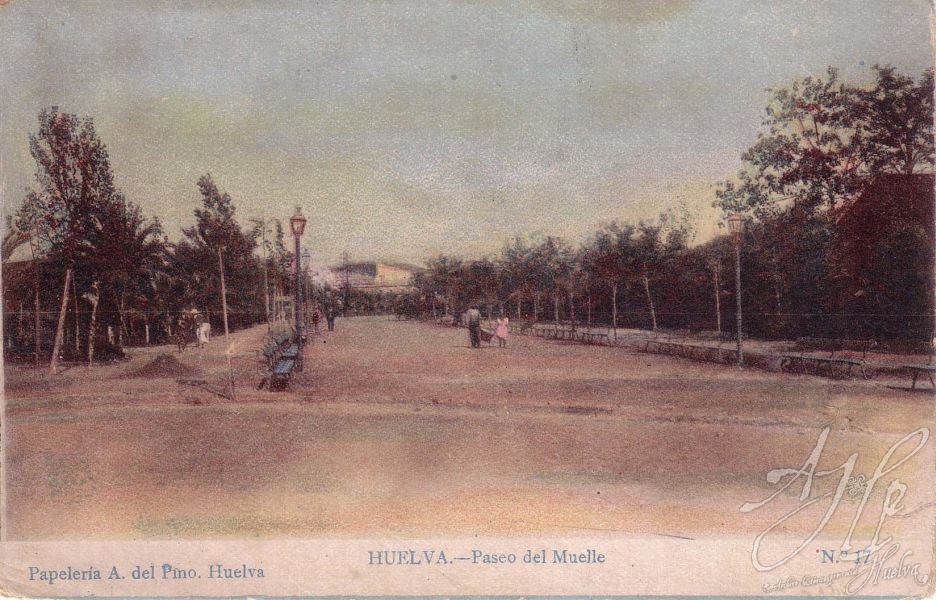 AHPH. F-001/163. Paseo del Muelle. Huelva. AHPH. F-001/163. Paseo del Muelle. Huelva.