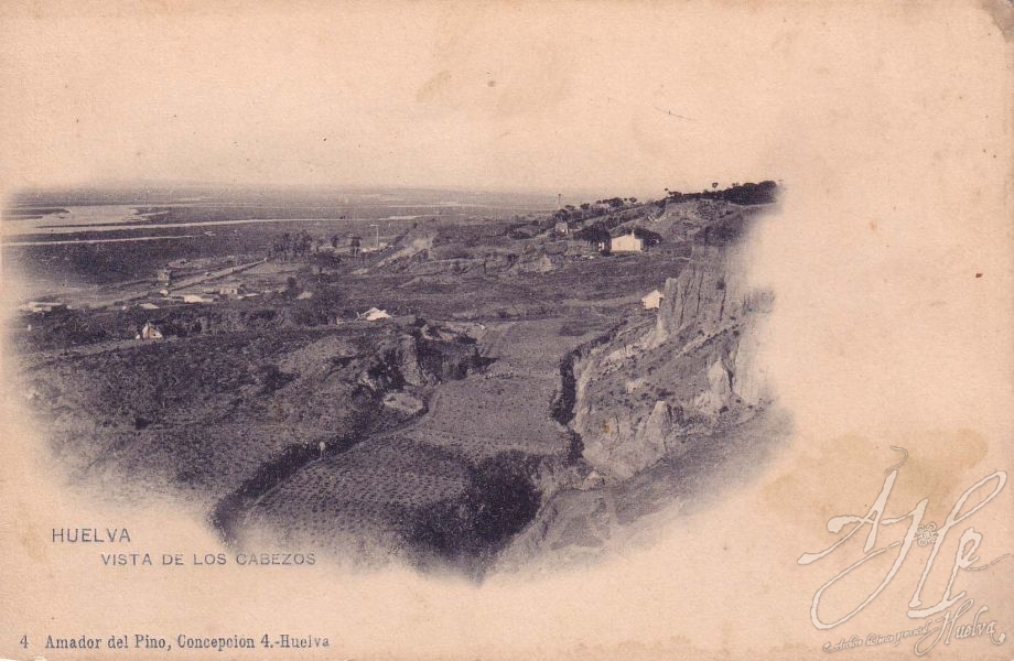 AHPH. F-001/173. Vista de los Cabezos. Huelva. AHPH. F-001/173. Vista de los Cabezos. Huelva.