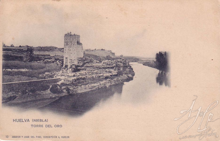 AHPH. F-001/177. Torre del Oro. Niebla (Huelva). AHPH. F-001/177. Torre del Oro. Niebla (Huelva).