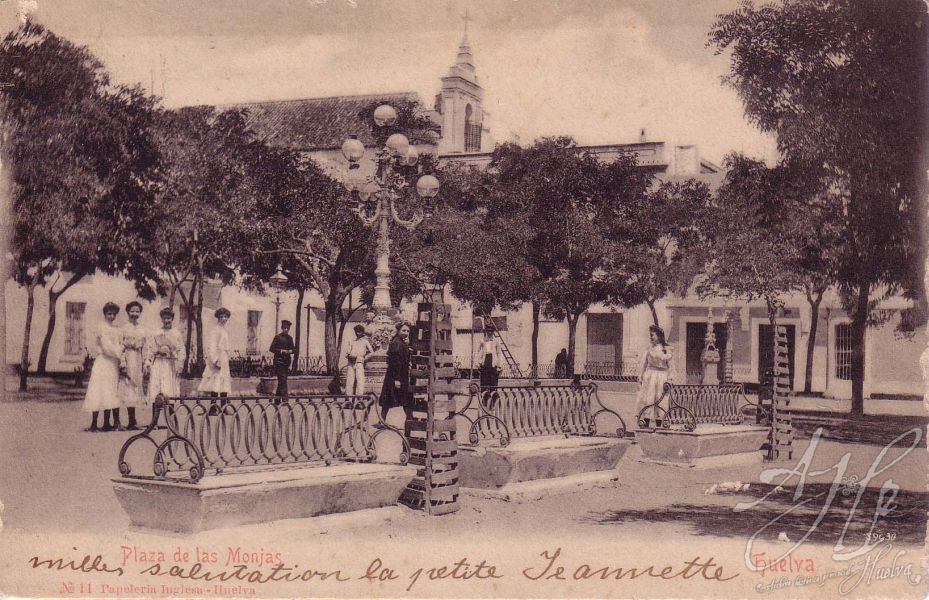 AHPH. F-001/185. Plaza de las Monjas. Huelva. AHPH. F-001/185. Plaza de las Monjas. Huelva.