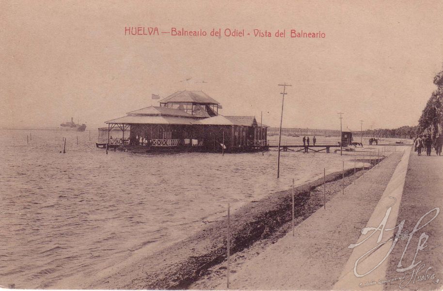 AHPH. F-001/200. Balneario del Odiel – Vista del Balneario. Huelva. AHPH. F-001/200. Balneario del Odiel – Vista del Balneario. Huelva.