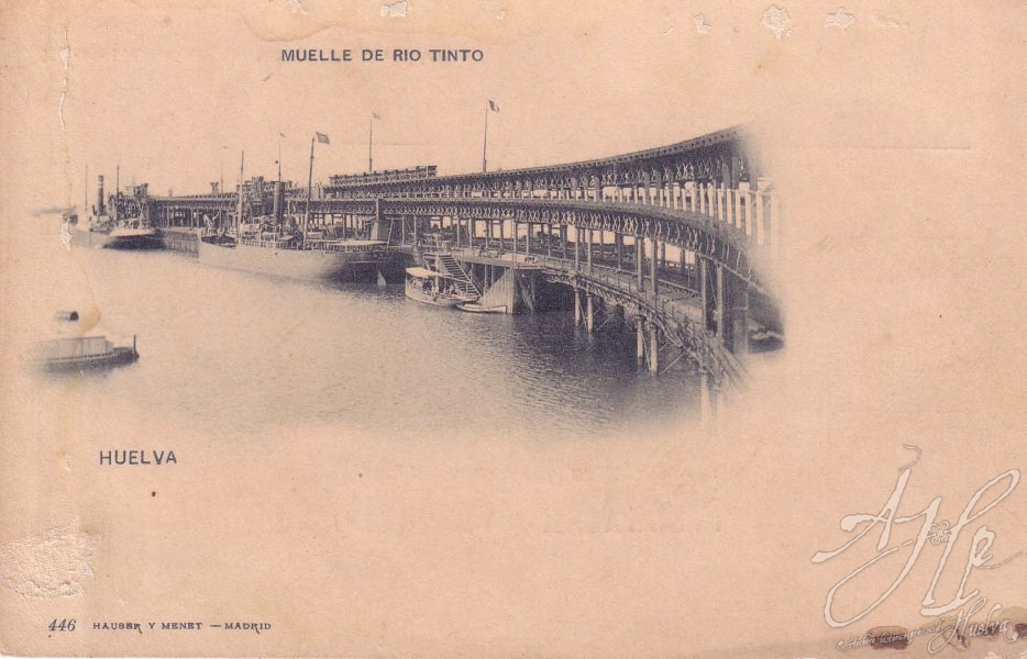 AHPH. F-001/208. Muelle de Riotinto. Huelva. AHPH. F-001/208. Muelle de Riotinto. Huelva.