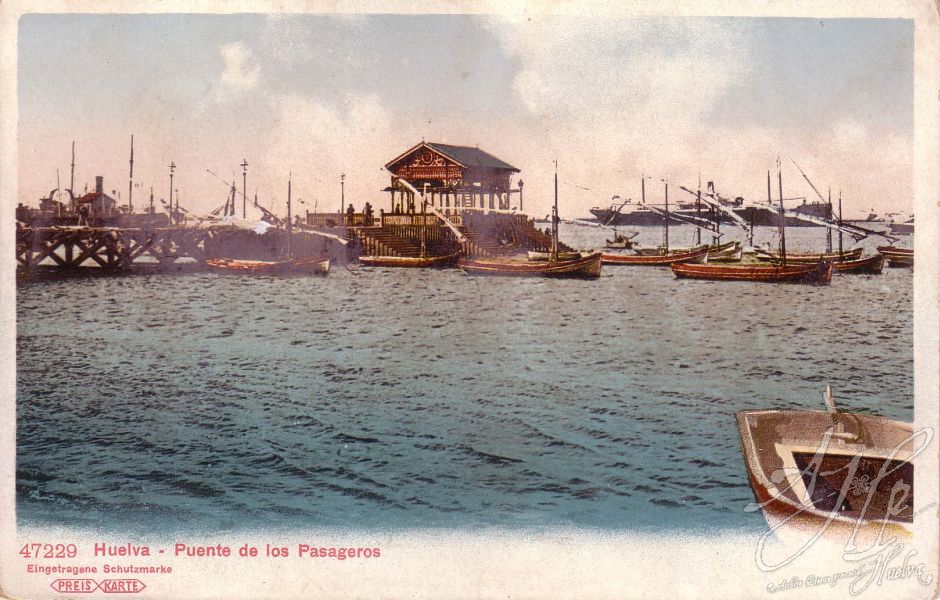 AHPH. F-001/211. Puente de los Pasageros (sic). Huelva. AHPH. F-001/211. Puente de los Pasageros (sic). Huelva.