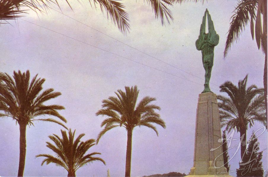 AHPH. F-001/222. Monumento al vuelo del “Plus Ultra”. La Rábida (Palos de la Frontera - Huelva). AHPH. F-001/222. Monumento al vuelo del “Plus Ultra”. La Rábida (Palos de la Frontera - Huelva).