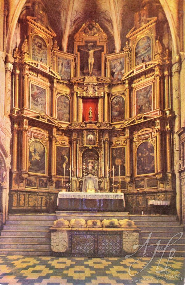 AHPH. F-001/223. Convento de Santa Clara. Retablo. Moguer (Huelva). AHPH. F-001/223. Convento de Santa Clara. Retablo. Moguer (Huelva).