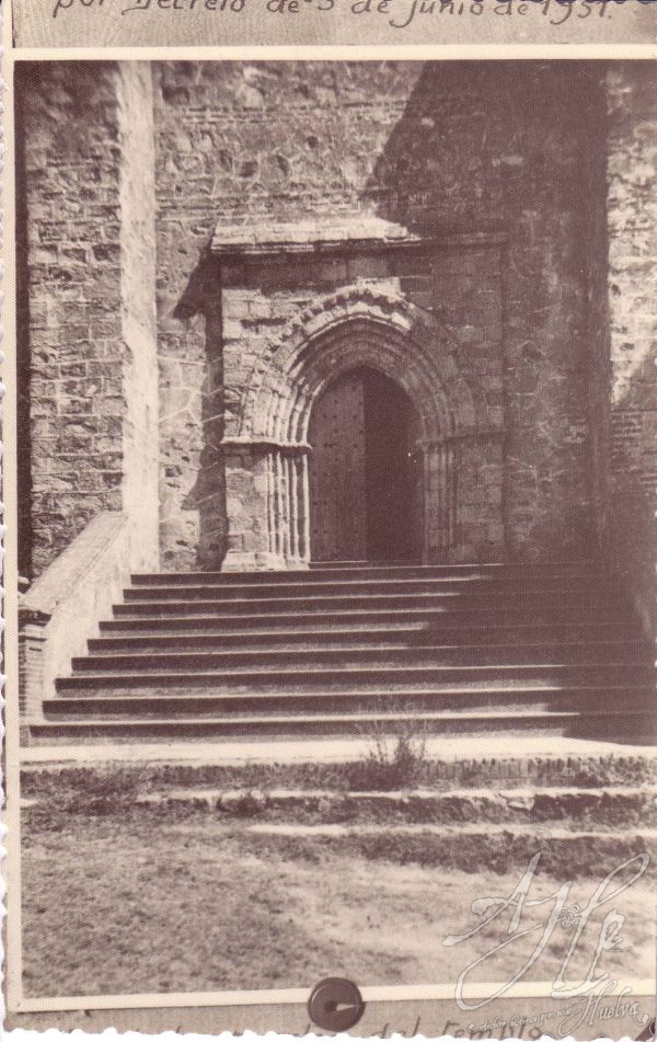 AHPH. F-001/257. Puerta de la Iglesia. Aracena (Huelva) AHPH. F-001/257. Puerta de la Iglesia. Aracena (Huelva)
