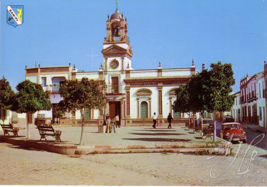 AHPH. F-001/262. Plaza del General Franco. Chucena (Huelva). AHPH. F-001/262. Plaza del General Franco. Chucena (Huelva).