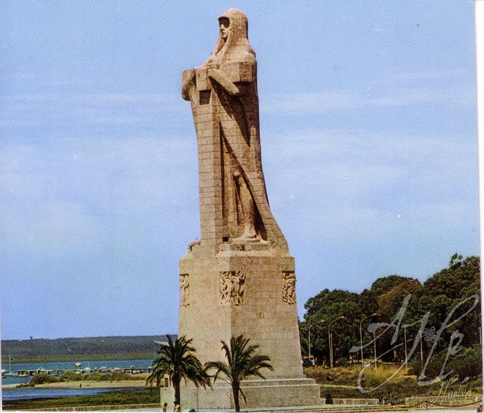 AHPH. F-001/268. Punta del Sebo. Monumento a Colón (Fe Descubridora). Huelva. AHPH. F-001/268. Punta del Sebo. Monumento a Colón (Fe Descubridora). Huelva.