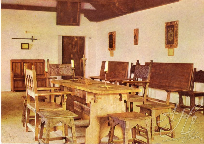 AHPH. F-001/275. Celda del Padre Marchena. La Rábida (Palos de la Frontera-Huelva). AHPH. F-001/275. Celda del Padre Marchena. La Rábida (Palos de la Frontera-Huelva).