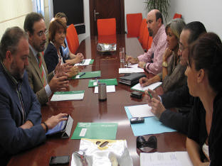 Momento de la reunión de constitución de participación del Plan OLA