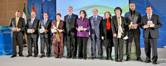 Galardonados con el Premio Andaluz a la Excelencia 