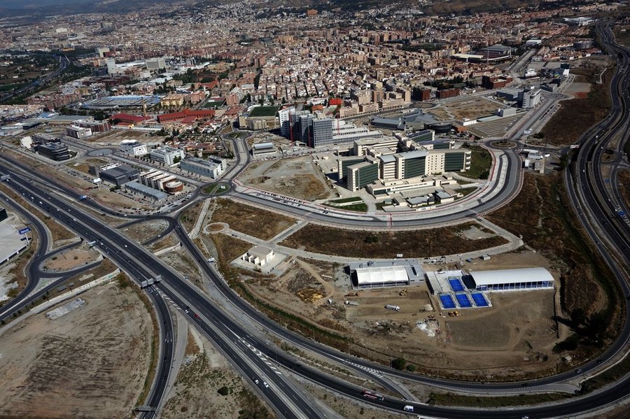 Imagen aérea del PTS de Granada
