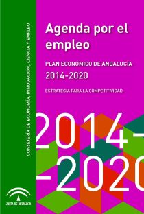 Portada de la Agenda por el Empleo, Plan Económico de Andalucía 2014-2020