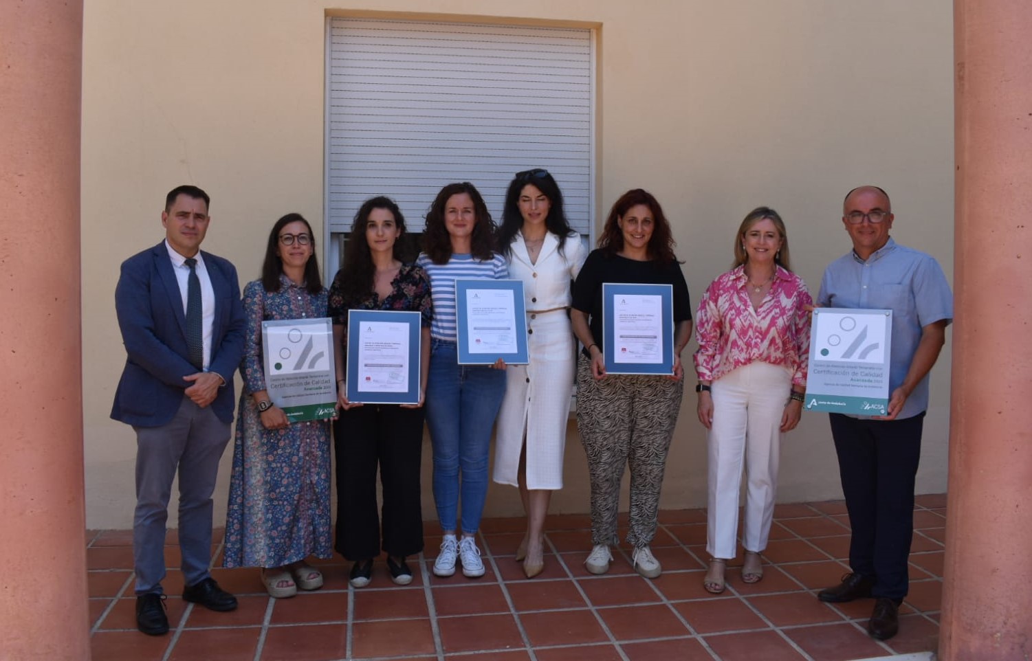 Entrega de certificación de calidad a 3 CAIT de AMAPPACE Málaga_120623