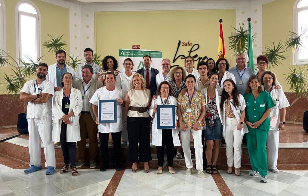 Entrega certificados de calidad a 2 unidades Hospital de Puerto Real