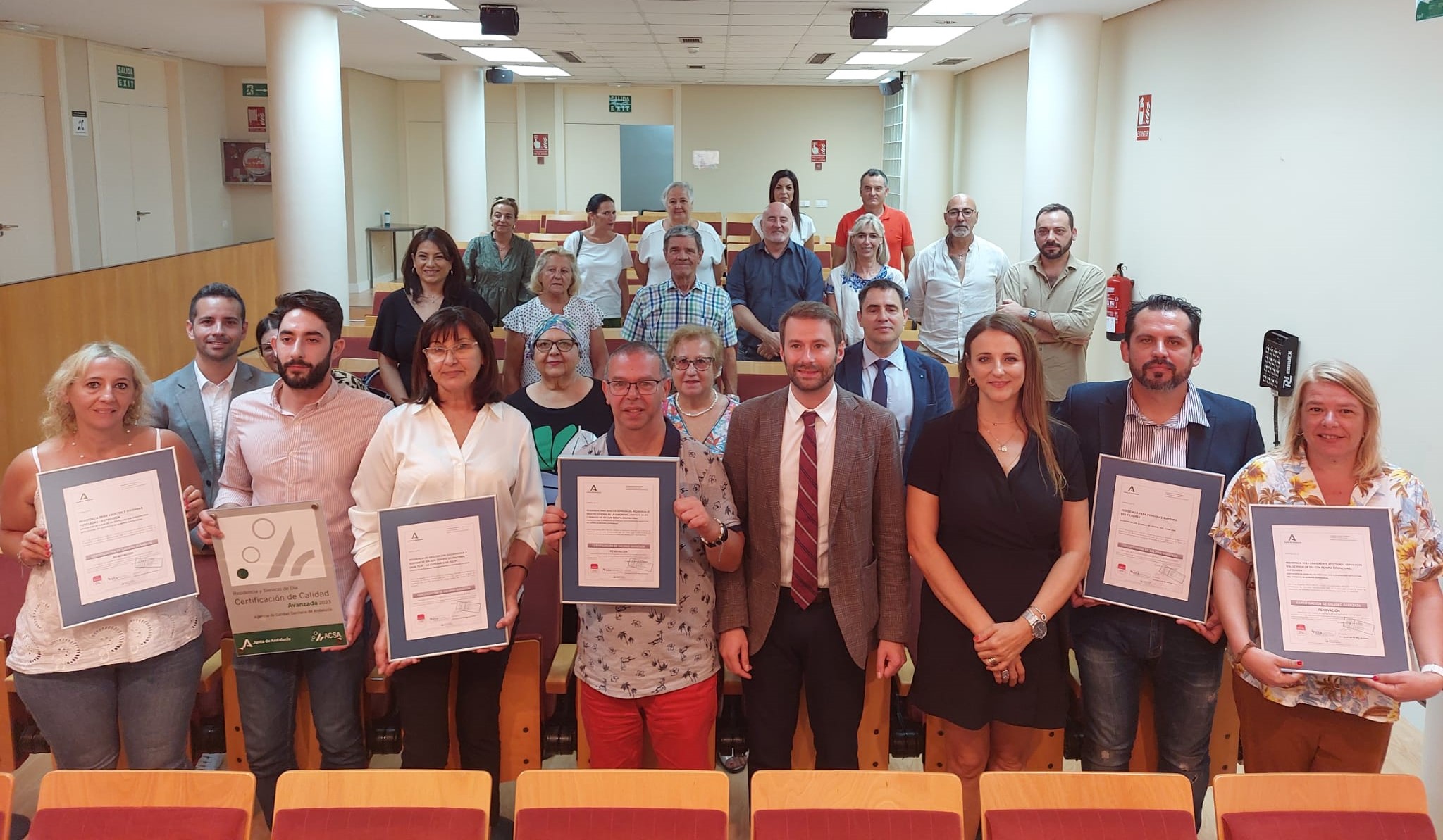 Entrega certificación de calidad a 5 residencias provincia Almería_270923