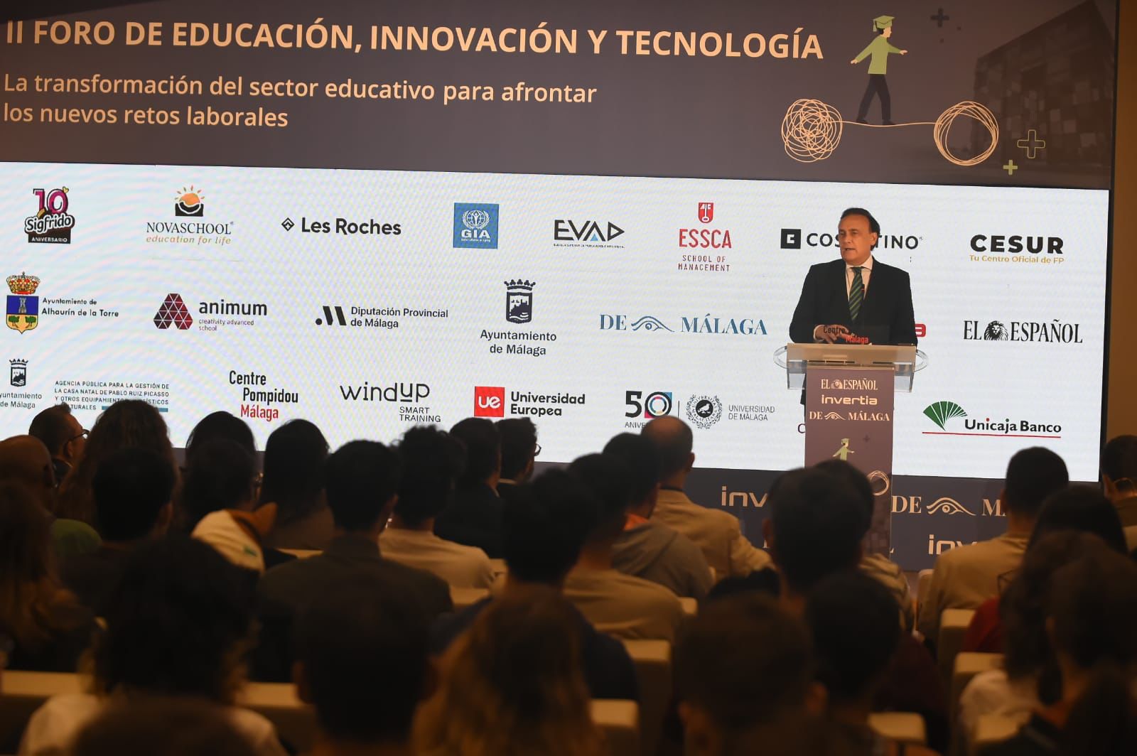 Gómez Villamando en el Foro de El Español sobre educación e innovación