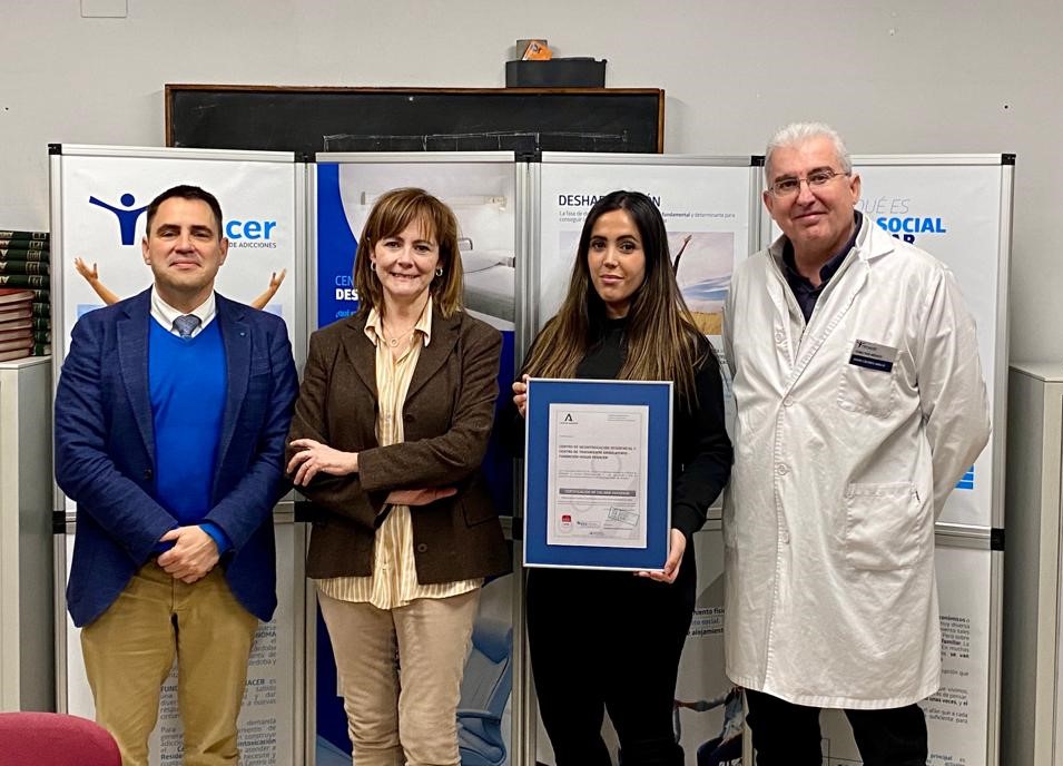 Entrega de certificacion al Centro de desintoxicación residencial Fundación Hogar Renacer Córdoba_221123