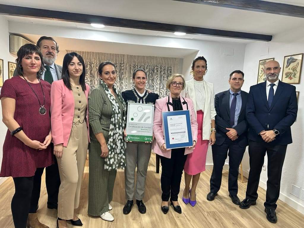 Entrega certificación de calidad Residencia La Inmaculada Jaén_081123