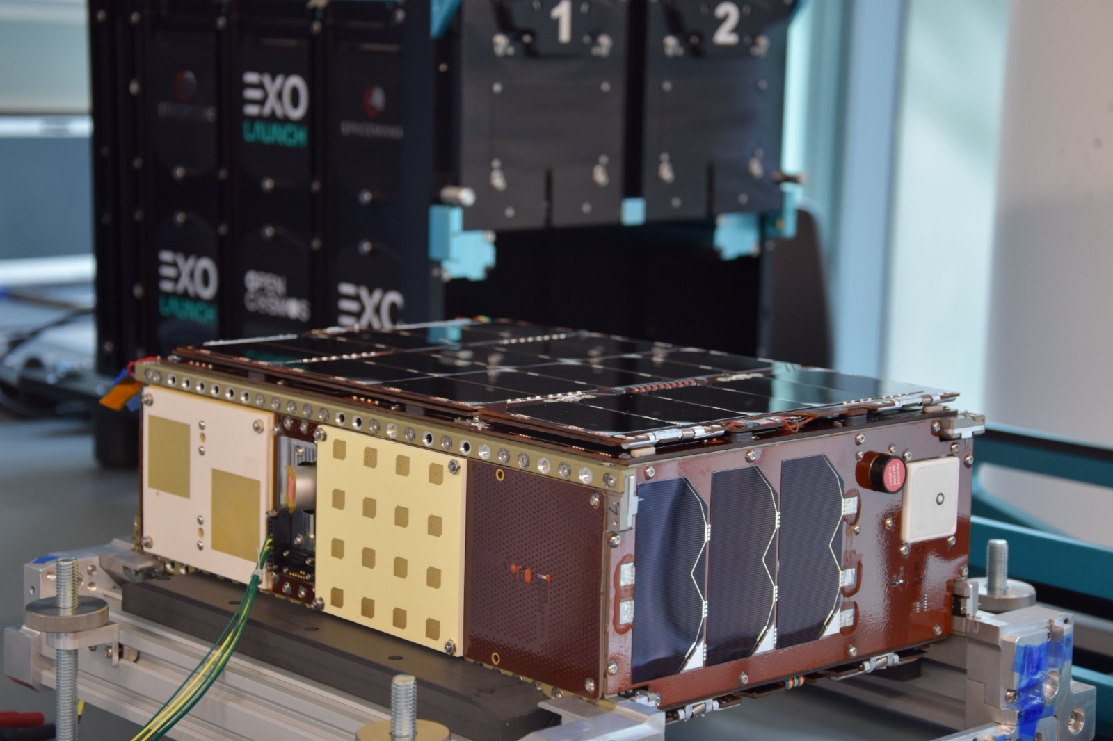 Imagen del nanosatélite.