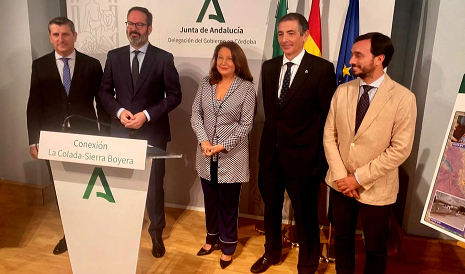 La consejera Carmen Crespo en una presentación de obras para la mejora hídrica del norte de la provincia de Córdoba