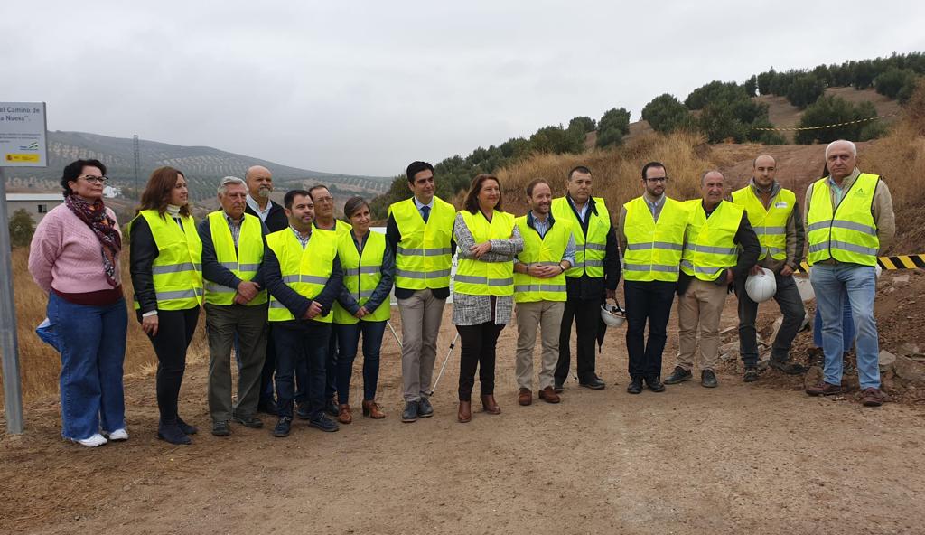 La consejera de Agricultura en Jaén, en la presentación del Plan de Mejora de Caminos Rurales (Itínere).
