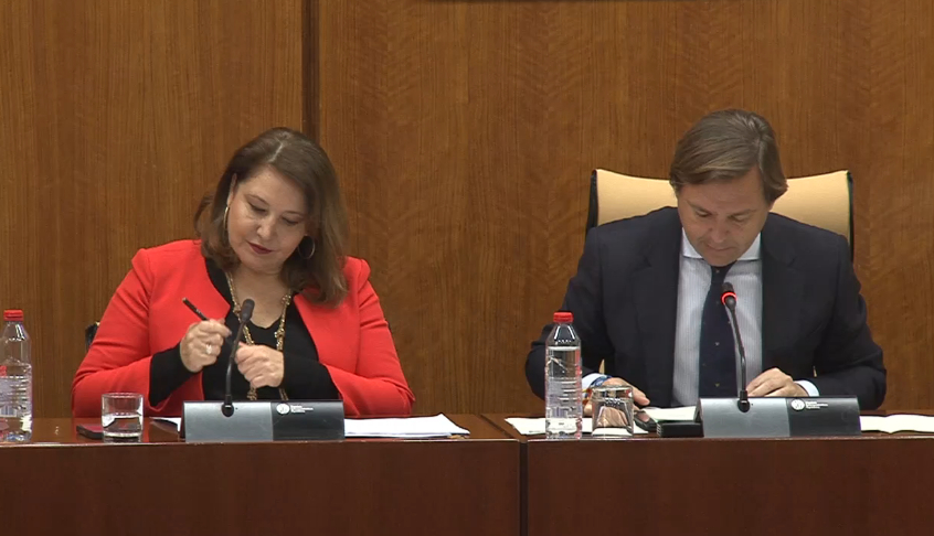 La consejera Carmen Crespo interviene en Comisión de Agricultura del Parlamento de Andalucía