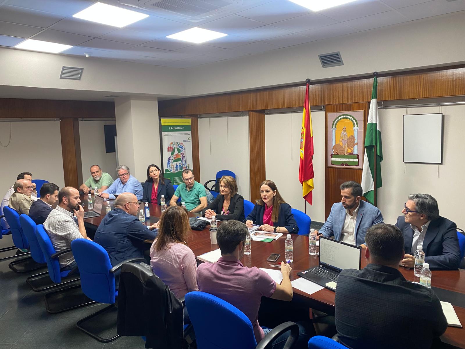 Nieves Valenzuela en la reunión de la orden CITI